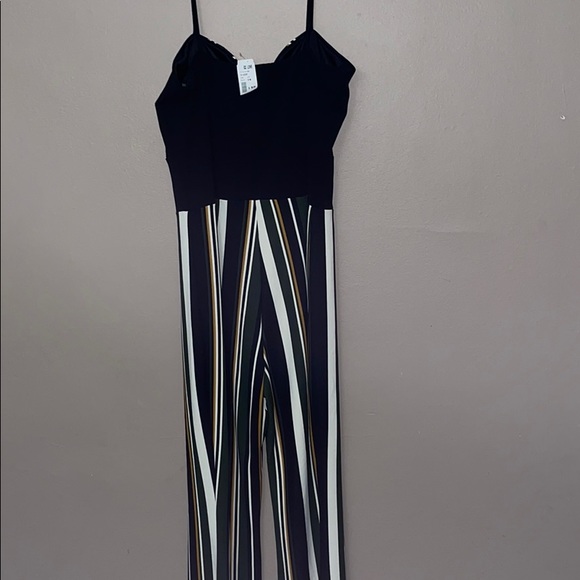 Plaid Strip Jumpsuit - Picture 6 of 6